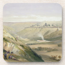 Jerusalem, April 5th 1839, plate 18 from Volume I Beverage Coasters