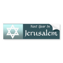 'Jerusalem' bumper stickers by cowboyannie 'Jerusalem' bumper stickers