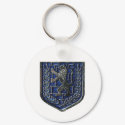 Jerusalem Crest Blue keychains