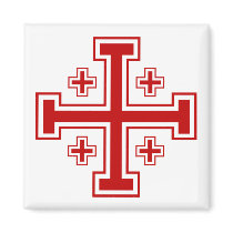 Jerusalem  Cross magnets