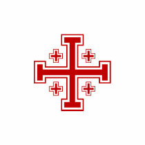 Jerusalem Cross Polo Shirt by ProVaticanus Jerusalem Cross Polo Shirt