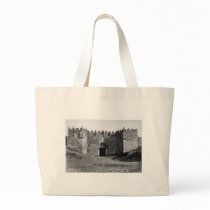 Jerusalem Damascus Gate Vintage 1870 Photo Canvas Bag