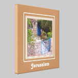 Jerusalem House Wrapped Canvas Print canvas prints