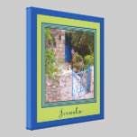 Jerusalem House Wrapped Canvas Print canvas prints