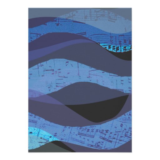 Jerusalem Musical Sky Bar Bat Mitzvah Invitation