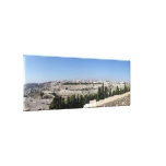 Jerusalem Panorama Stretched Canvas Prints