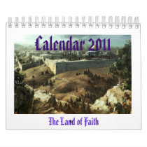 Jerusalem, The Land of Faith Calendar