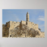 Jerusalem Tower of David Posters