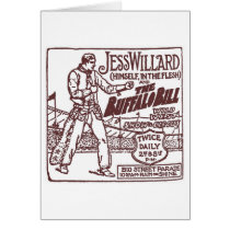 Jess Willard 1917 Heavyweight Champ (brown) cards