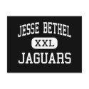 Jesse Bethel - Jaguars - High - Vallejo California postcards by customteamsportswear Jesse Bethel - Jaguars - High - Vallejo California postcards