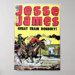 Jesse James Train Robbery posters