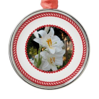 Jesse Tree White Lily Ornament #1 ornament
