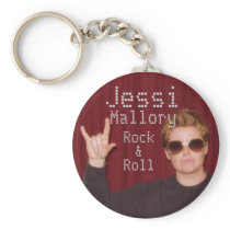 Jessi Mallory Rock & Roll Key Chain