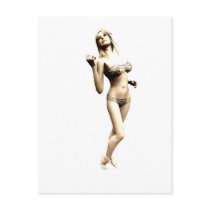 Jessi Sepia Postcard