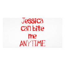 Jessica Can Bite Me Anytime photo cards