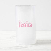 Jessica-Name Style-Frosted Mug