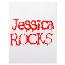 Jessica Rocks Personalized Letterhead