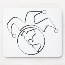 Jester Earth mousepads by loydog Jester Earth mousepads