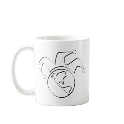 Jester Earth Coffee Mug by loydog