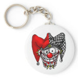 Jester Face Keychain