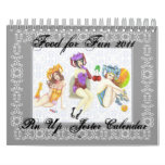 Jester Fantasy Pin Up 2011 dessert Calendar
