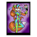 Jester Fox Card
