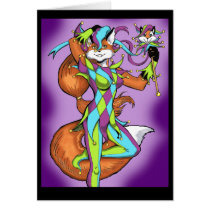 Jester Fox Card