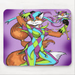 Jester Fox Mousepad