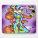 Jester Fox Mousepad