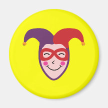 Jester Fridge Magnet