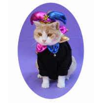 Jester Kitty t-shirts by myrtieshuman Jester Kitty t-shirts