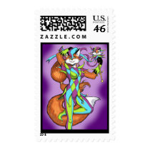 Jester Postage Stamp