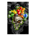 Jester Skull (Poster) posters by LinkArtworks Jester Skull (Poster) posters