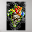 Jester Skull (Poster) posters