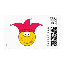Jester Smiley Face postage by doonidesigns Jester Smiley Face postage