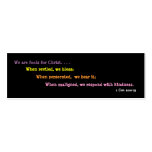 Jesters For Christ Bookmark (2 sided) Business Cards