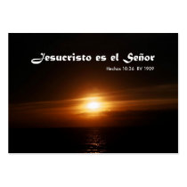 Jesucristo es el Señor (Carta Personal) Business Cards