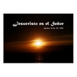 Jesucristo es el Señor (Carta Personal) Business Cards