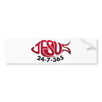 Jesus24-7-365 Bumper Sticker