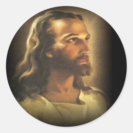 Jesus 1 Classic Round Sticker Zazzle 4647