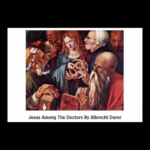 Jesus Among The Doctors By Albrecht Durer Print