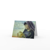 Jesus and Mary Greeting Card
