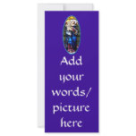 Jesus and Mary stained glass window Customized Rack Card