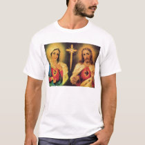 jesus and mary t-shirts by roeltrevino jesus and mary t-shirts