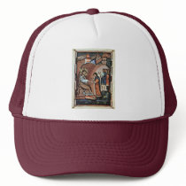 Jesus And The Mother Of Peter By Meister Des Hitda Mesh Hat
