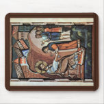 Jesus And The Mother Of Peter By Meister Des Hitda Mouse Pads