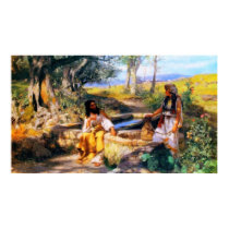 Jesus and the Samaritan Woman at Jacob’s well posters