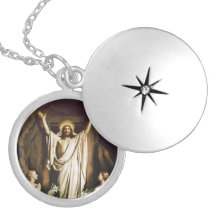 Jesus at Open Tomb Pendants