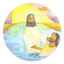 Jesus' Baptism Stickers