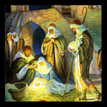 Jesus Birth Poster 15x15 posters by forbes1954 Jesus Birth Poster 15x15 posters